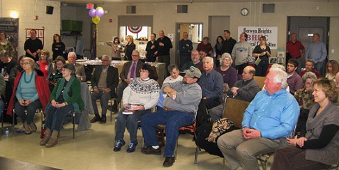 Audience Listening to Doug McElrath Audience Listening to Doug McElrath