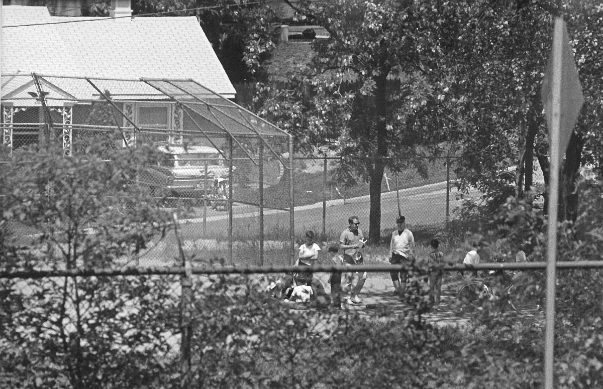 Berwyn Heights Elementary School base ball field, 1965