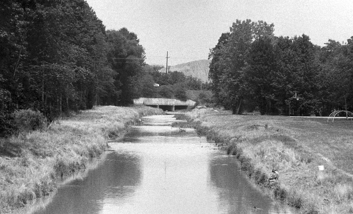 Indian Creek at playground