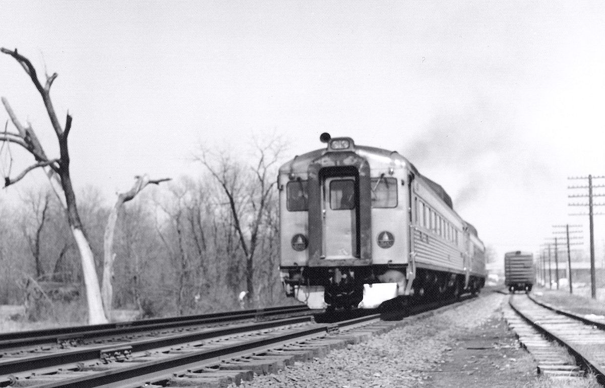 Railroad tracks near Berwyn Station, 1961